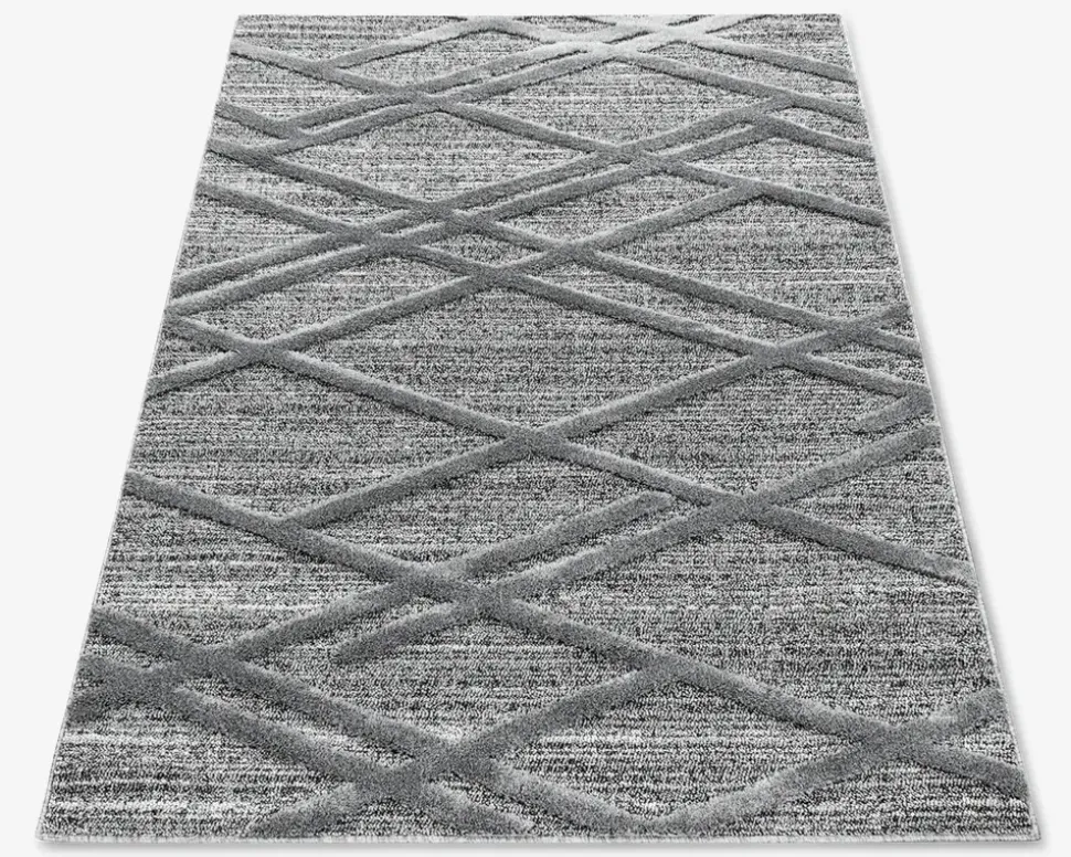 Tæppe Pisa mørk grå 160 x 230 cm