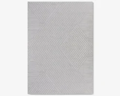 Tæppe Sahara sølvfarvet 140 x 200 cm