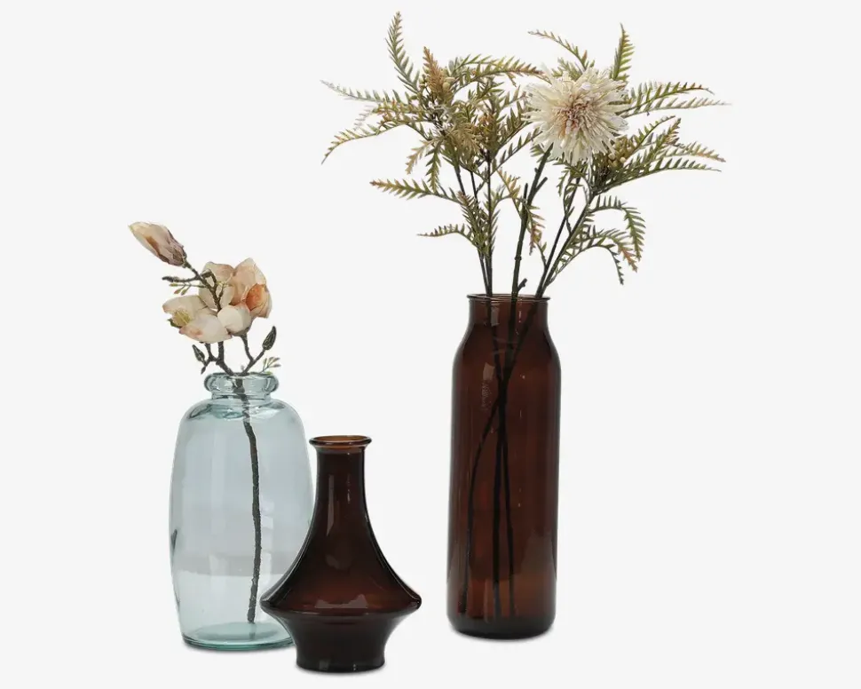 Vase brun H. 28 cm