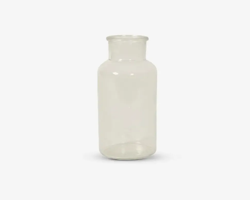 Vase flaske rund Ø.8xH.16 cm