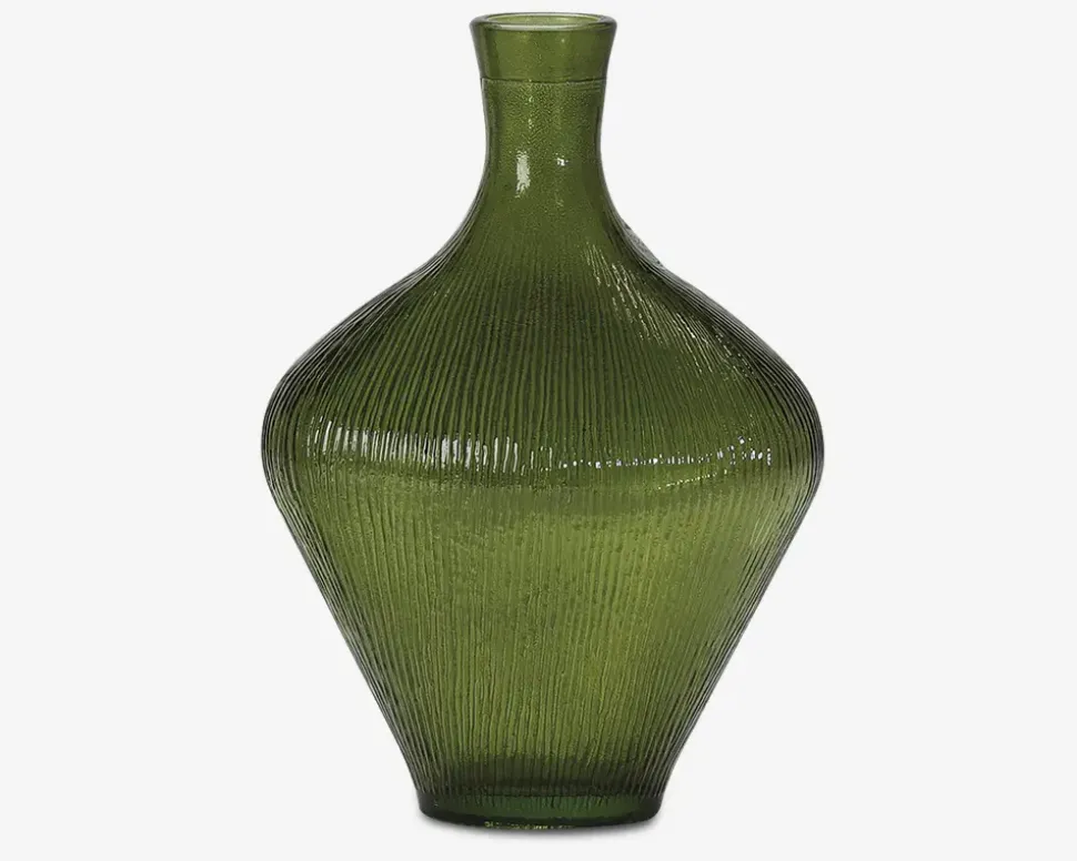 Vase grøn H. 27 cm