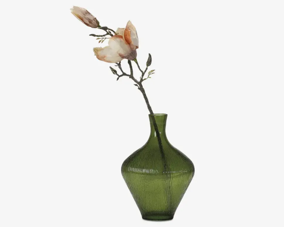 Vase grøn H. 27 cm