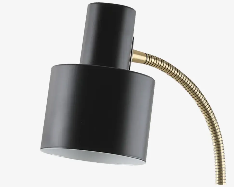 Væglampe Vogue sort klemme H.38 cm
