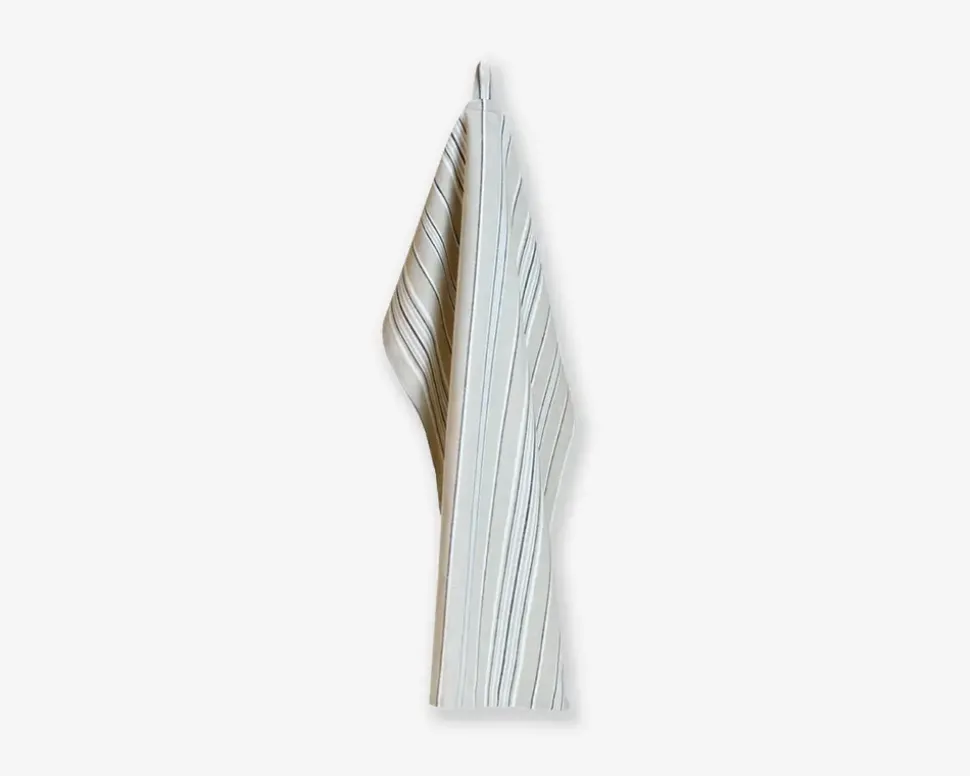 Viskestykke beige/hvid 50x70 cm