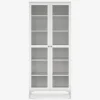 Vitrine Roma i hvid