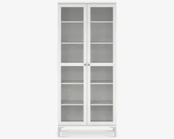 Vitrine Roma i hvid