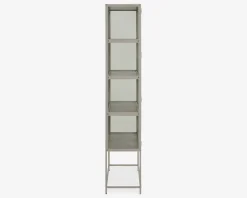 Vitrine Seaford H. 185,6 cm. grå