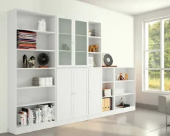 Vitrinedør Basic Hvid