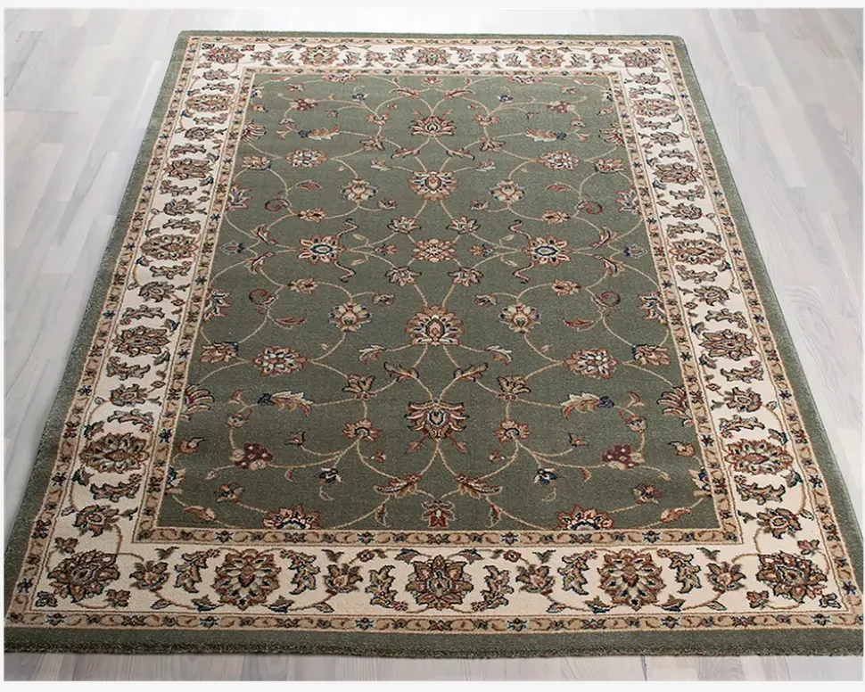 Wilton Flora Grøn 133x195 cm